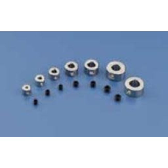 DUBRO 7/32 PLATED BRASS DURA COLLARS 243
