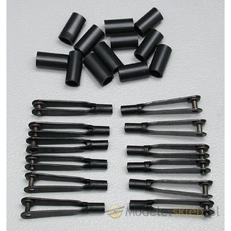 DUBRO DUBRO 2-56 SPRING STEEL KWIK LINKS FOR .072 WIRE  600