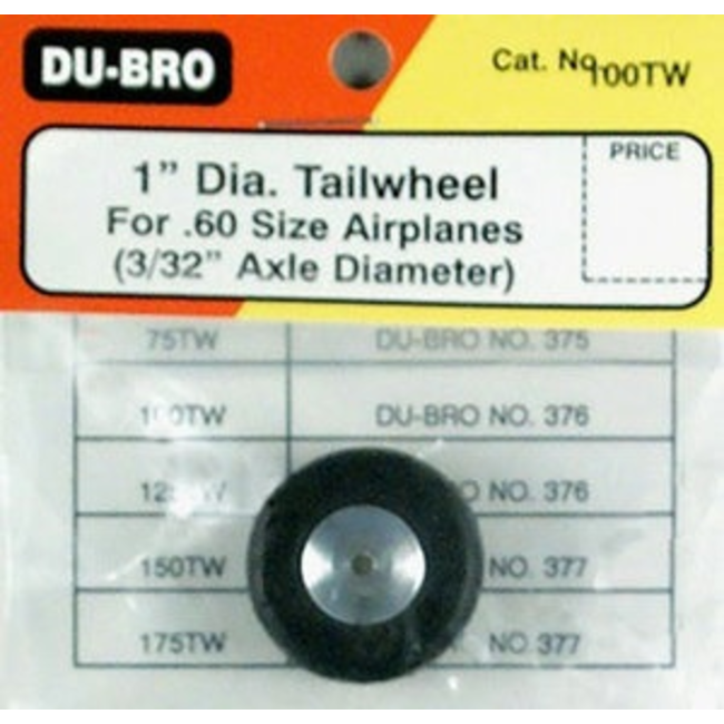 DUBRO 1 TAILWHEEL 60 SIZE  100TW