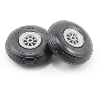 DUBRO DUBRO 2 1/4 TREADED WHEELS LOW BOUNCE