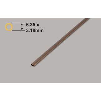 K&S K & S BRASS STREAMLINE  TUBE 1/8"