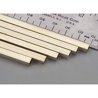 K&S K & S BRASS SQUARE 12i 7/32 X .014 5.56mm