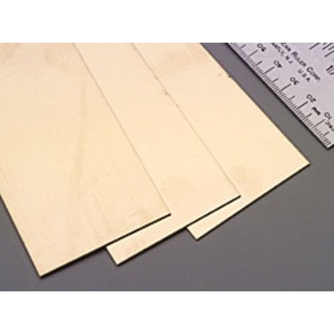K & S BRASS STRIP .064 X 1/2  1.69 X 12.75mm  (1PC) KSE 0246