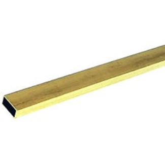 K&S K & S BRASS RECTANGLE 12" 1/4 X 1/8 3.18MM X 6.35MM  KSE 0264