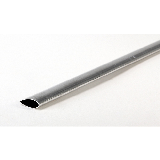 K & S ALUMINIUM STREAMLINE TUBE 1/2 X 35i 0.014 WALL