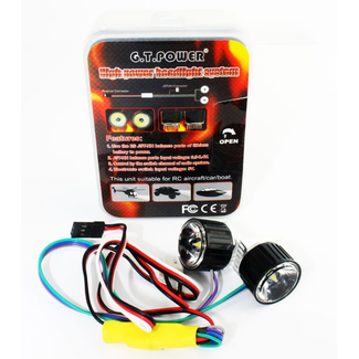 ACE RADIO CONTROLLED MODELS ACE HIGH POWER HEADLIGHT LANDING LIGHT SYSTEM