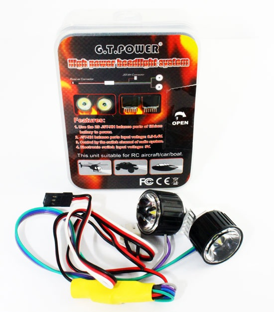 ACE RADIO CONTROLLED MODELS ACE HIGH POWER HEADLIGHT LANDING LIGHT SYSTEM