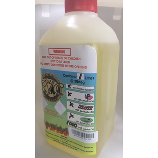 ACE RADIO CONTROLLED MODELS ACE REFINED  CASTOR OIL 5lt  Bottle  TRIPLE FILTERED FIRST PRESSING.
