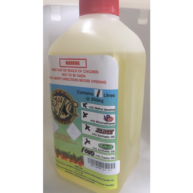RACE ACE REFINED  CASTOR OIL 5lt  Bottle  TRIPLE FILTERED FIRST PRESSING.