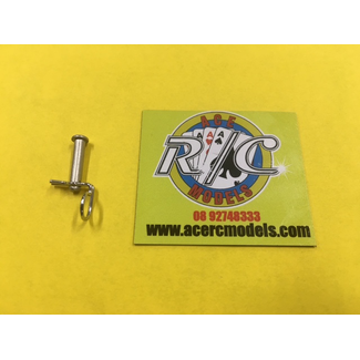 ACE RADIO CONTROLLED MODELS ACE DROP BOLT W/PIN SUIT DOLLIE HITCH / DRAW BAR