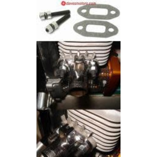 HOLLOW POINT RC HIGH STRENGTH EXHAUST STUDS 35MM