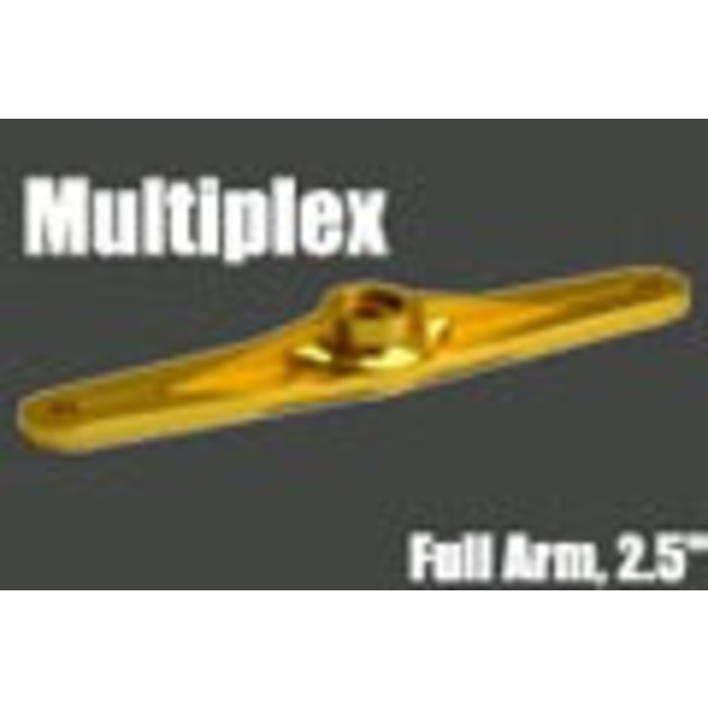 AIR WILD HOBBIES Alum Servo Arm Half  1” SUITS JR MPX SANWA AIRTROICS KO