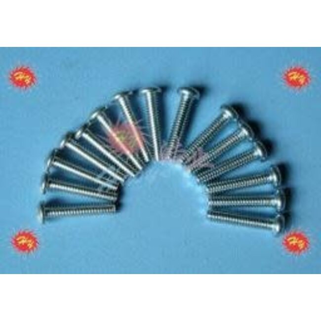 HY ROUND HEAD SCREWS 3MM X 35mm ( 10PK )