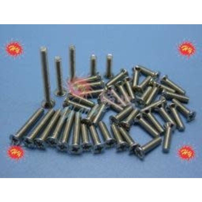 HY COUNTER SUNK MACHINE SCREW 3 X 8mm 10PK