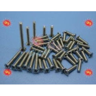 HY MODEL ACCESSORIES HY COUNTER SUNK MACHINE SCREW 3 x 12mm 10PK