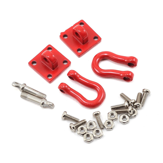 ACE 1/10 RED SHACKLE 1 PAIR