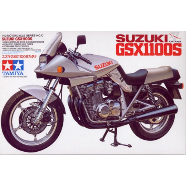 Tamiya 1/12 Scale Motorcycle Model Kit Suzuki Katana GSX1100S