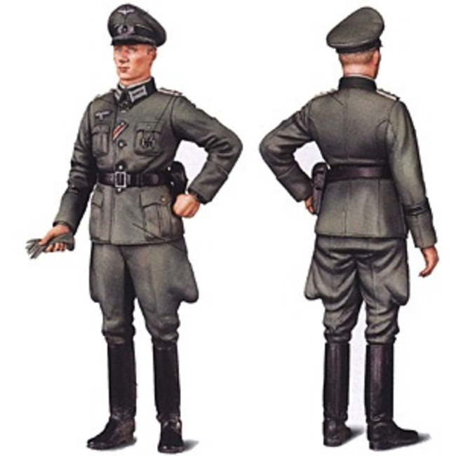 TAMIYA WWII WEHMACHT OFFICER 1/16TH