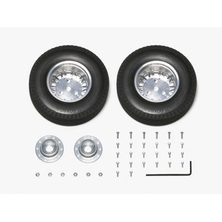 TAMIYA TAMIYA TWIN SPOKE OUTSIDE REAR ALUMINIUM WHEELS 2PCS