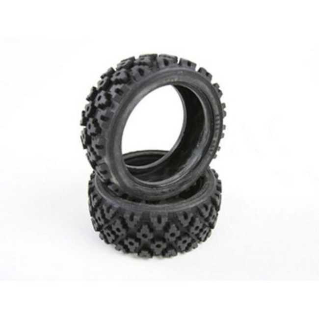 TAMIYA RALLY BLOCK TIRES 1/10 1 PAIR