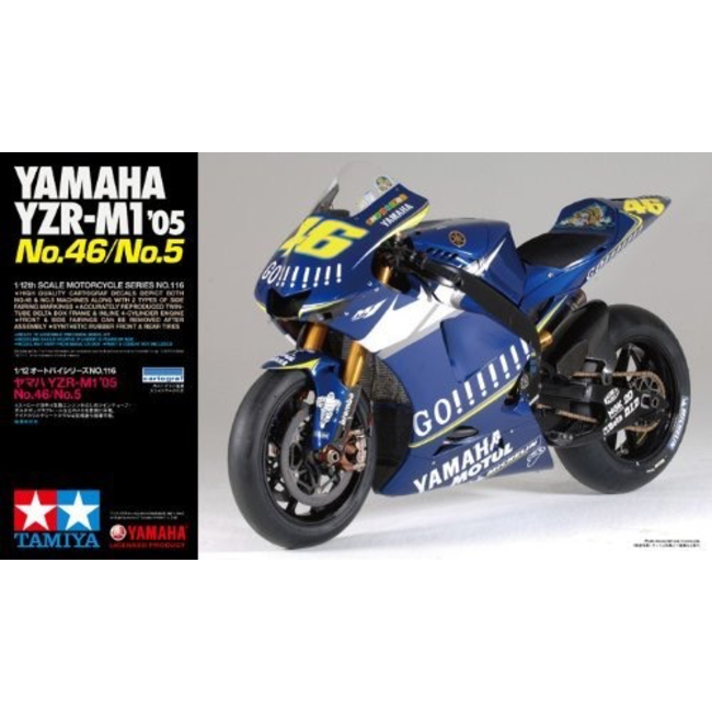 Tamiya Model kit 1/12 Yamaha YZR-M1 '04 Factory