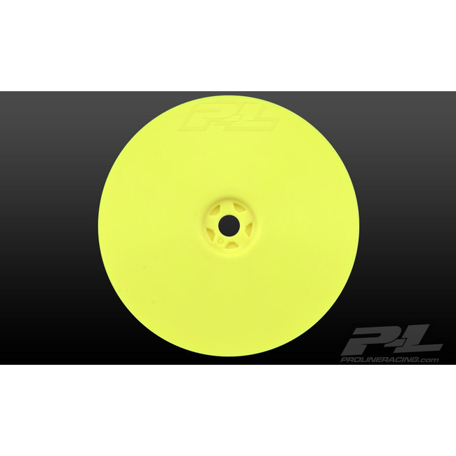 PROLINE VELOCITY 2.2 4WD FRONT YELLOW WHEELS (2) FOR XRAY XB4 - PR2767-02