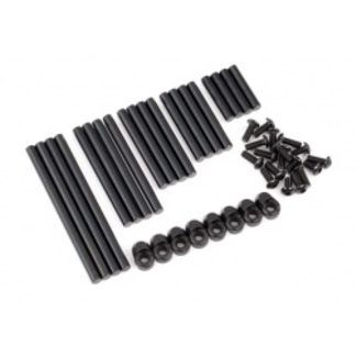 TRAXXAS TRAXXAS MAXX Suspension pin set, complete (hardened steel), 4x64mm (4), 4x22mm (4), 4x38mm (4), 4x33mm (4), 4x47mm (4)/ 3x8mm BCS (14)/ 3x6mm BCS (4)/ retainers (8)