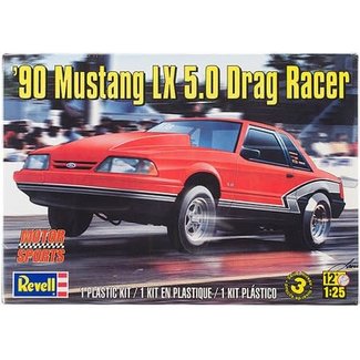 AIRFIX REVELL PLASTIC KIT '90 MUSTANG LX 5.0 DRAG RACER 1:25