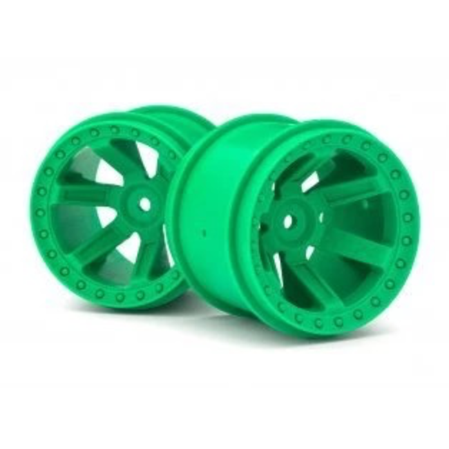 MAVERICK 2.8 TREDZ TRACTOR PRE MOUNTED ON GREEN RIMS 1 PAIR 150161, 150180