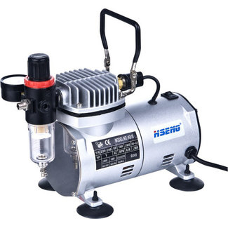 HSENG HSENG MINI REGUALTOR AIR COMPRESSOR PISTON TYPE OIL-LESS  AS18-2
