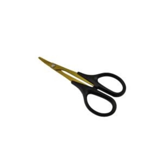 ACE R/C MODELS  Curved Scissor - Ti-coated for RC Car Body（DTT11048）
