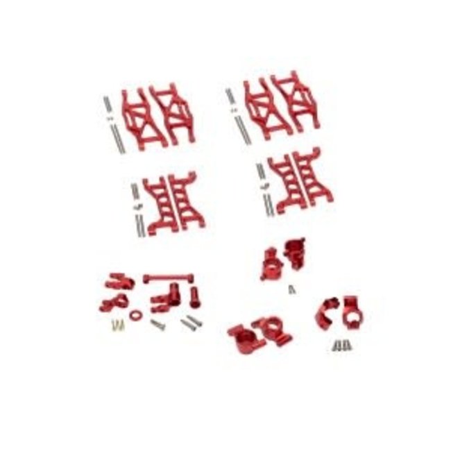 HOBBY DETAILS 1/10 TRAXXAS MAXX ALUMINIUM FULL UPGARDE KIT RED