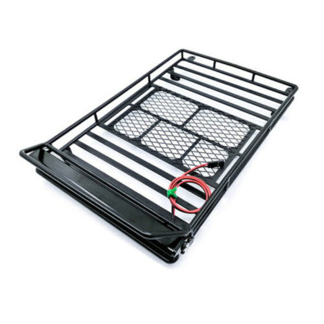 HOBBY DETAILS ROOF RACK WITH LED LIGHT BAR 1/10