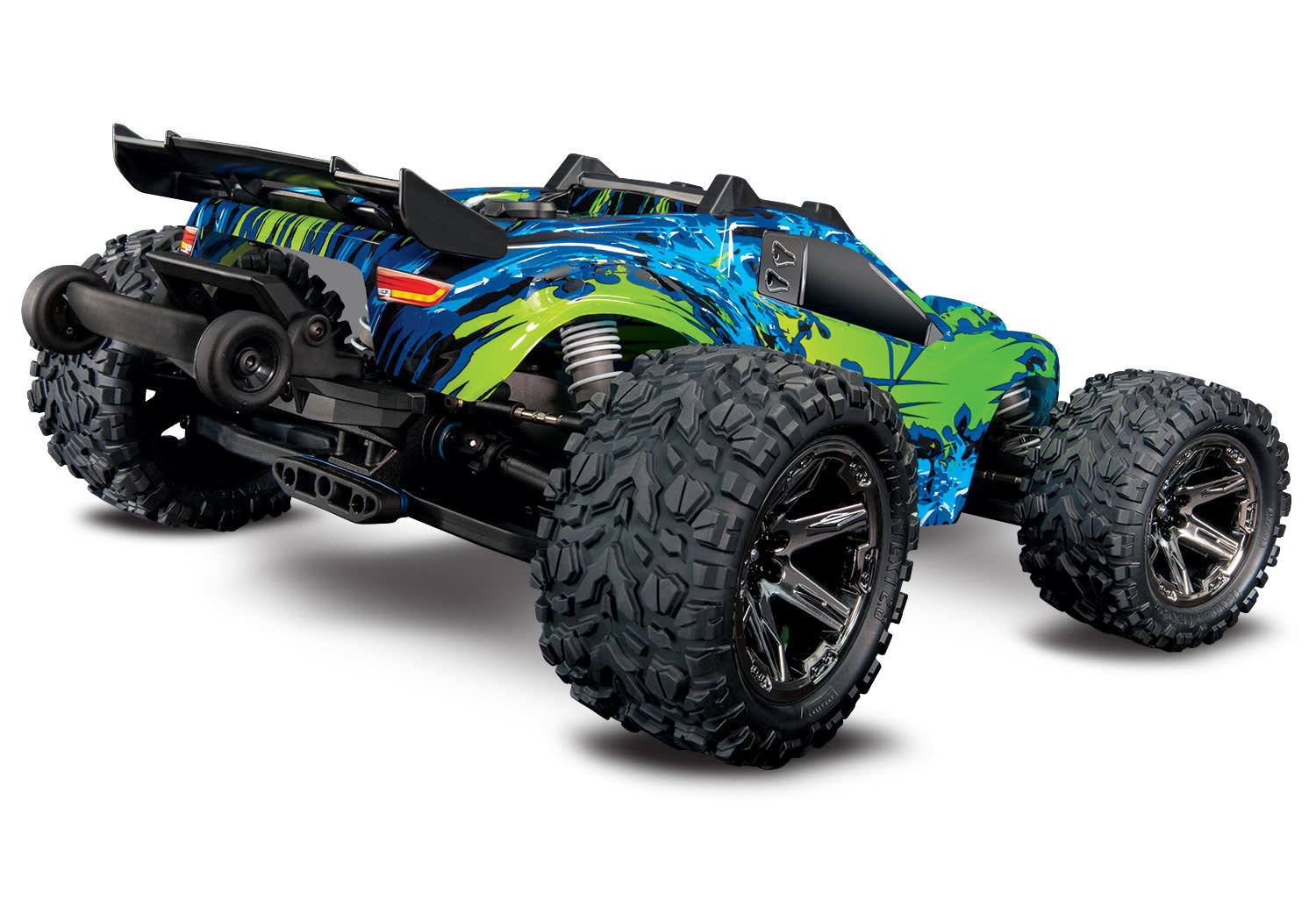 Traxxas 1/10 BRUSHLESS Rustler GREEN 4WD RTR VXL no batt or charger ( Just add either Nimh Or