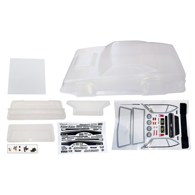 TEAM ASSOCIATED REAKT DRAG BODY CLEAR UNPAINTED