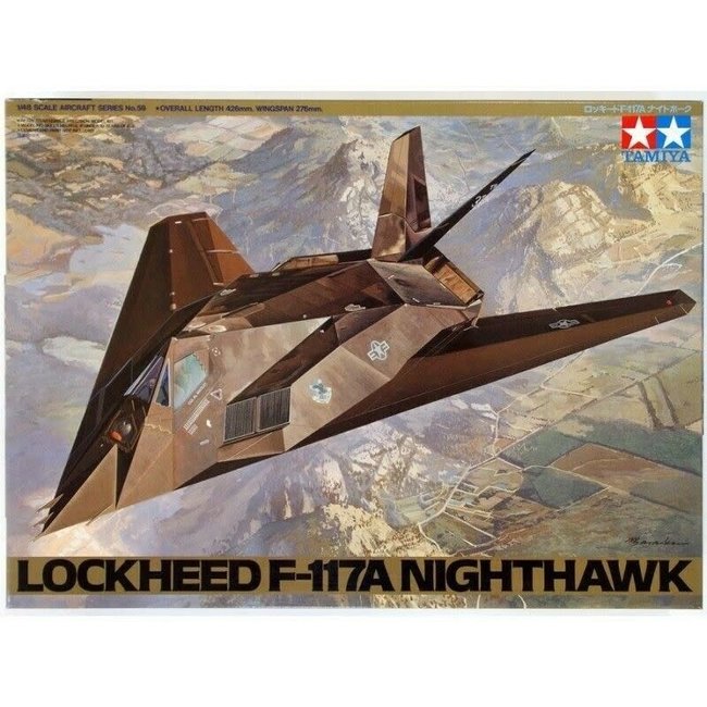 TAMIYA LOCKHEED F-117A NIGHTHAWK  1/48 scale  61059