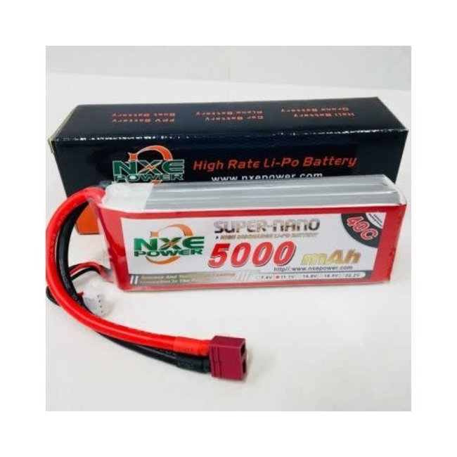NXE POWER 11.1V 5000MAH 40C SOFT CASE LIPO DEANS PLUG