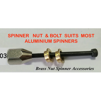 HY MODEL ACCESSORIES HY SPINNER NUTS METRIC M10×1 SUITS 4mm BOLT ( OLD CODE  HY162316 )