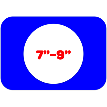 7"-9"