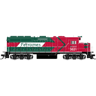 ATLAS ATLAS HO EMD GP40-2 w/Sound & DCC - Master(R) Gold -- Ferromex #3021 (orange, green, white)