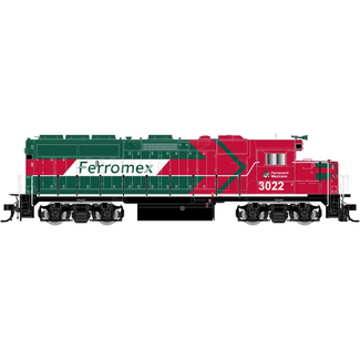 ATLAS ATLAS HO EMD GP40-2 w/Sound & DCC - Master(R) Gold -- Ferromex #3022 (orange, green, white)