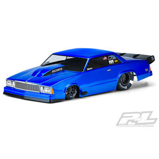 PROLINE Proline 1978 Chevrolet Malibu Clear Body for Losi 22S No Prep Drag Car, Slash 2wd Drag Car & AE DR10
