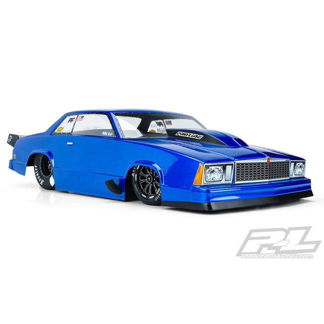 Proline 1978 Chevrolet Malibu Clear Body for Losi 22S No Prep Drag Car, Slash 2wd Drag Car & AE DR10