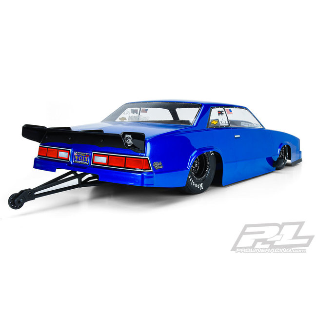 Proline 1978 Chevrolet Malibu Clear Body for Losi 22S No Prep Drag Car, Slash 2wd Drag Car & AE DR10