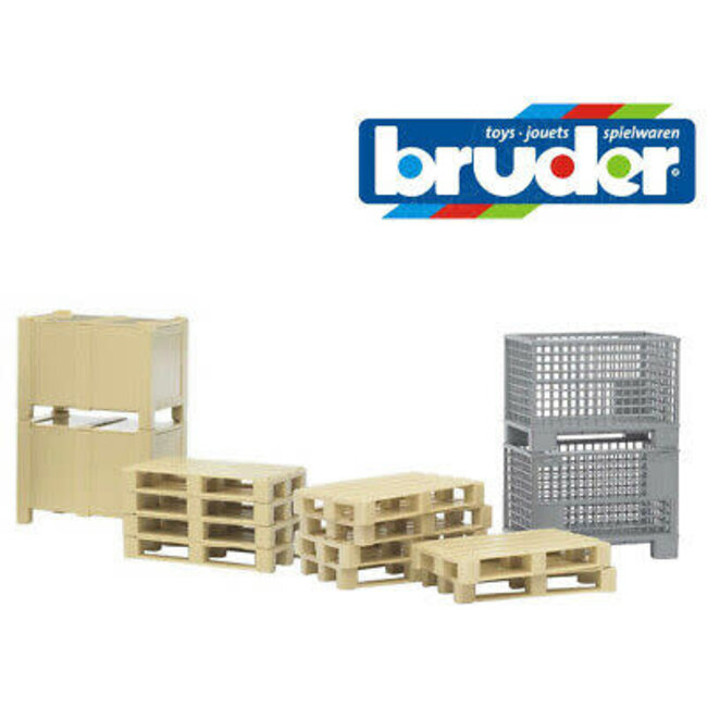 BRUDER Logistics Set -New-Factory Sealed