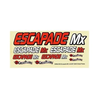 GREAT PLANES Great Planes GPMA2010 Decals Escapade MX .46/EP ARF