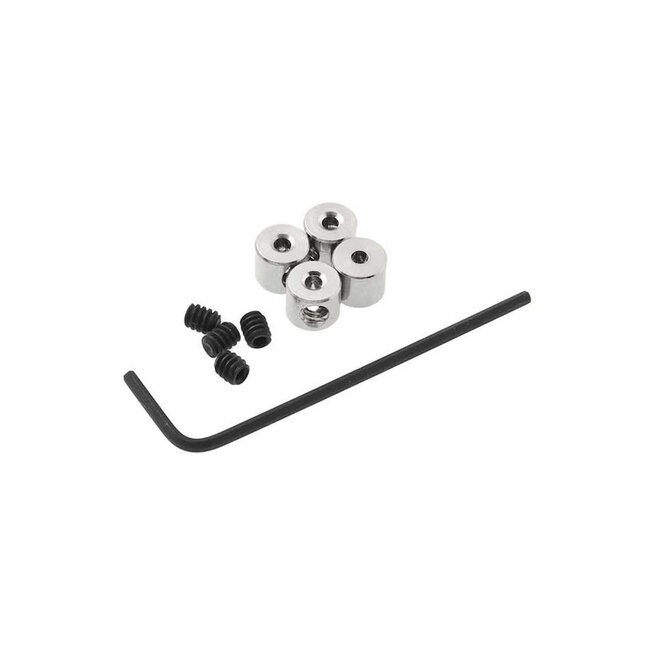 Great Planes GPMQ4300 Plated Wheel Collar 1/16 (4)