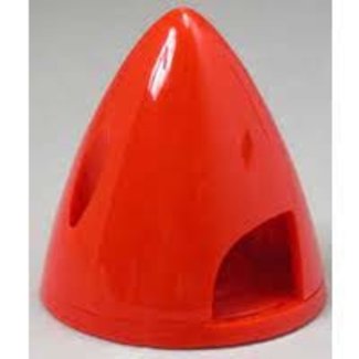 RADIO ACTIVE RADIOACTIVE AA1029RE SPINNER 3-1/2" 90mm FLAT BACK RED