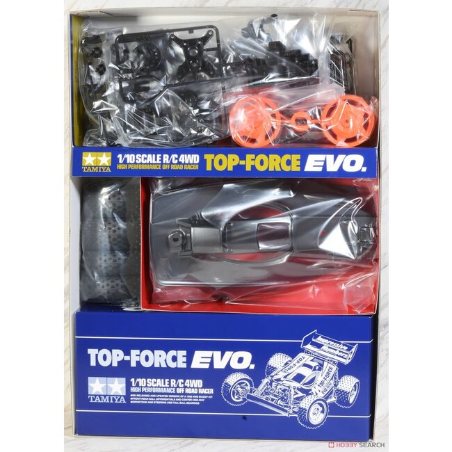 Tamiya TOP-FORCE EVO  ( 2021 ) 1/10 KIT NO ESC INCLUDED REQUIRES TX, RX, ESC, BATTERY CHARGER & PAINT.