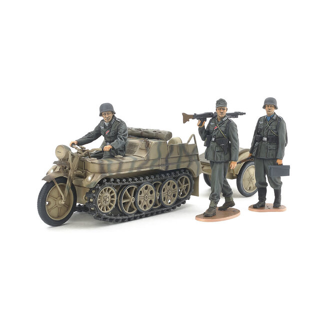 Tamiya 35377 1/35 German Sd.Kfz.2 Kettenkraftrad (Mid-production) Plastic Model Kit